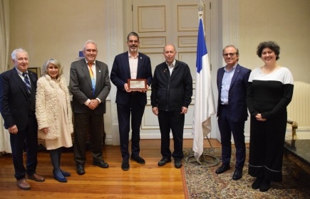 Recepción en el Ayuntamiento de Donostia